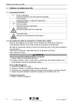 Preview for 84 page of Eaton P1-32/IGF1/SVD-SW/HI11/ATEX22 Operating Instructions Manual