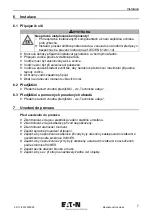 Preview for 137 page of Eaton P1-32/IGF1/SVD-SW/HI11/ATEX22 Operating Instructions Manual