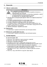 Preview for 145 page of Eaton P1-32/IGF1/SVD-SW/HI11/ATEX22 Operating Instructions Manual