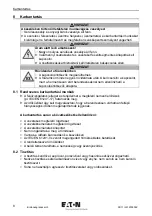 Preview for 146 page of Eaton P1-32/IGF1/SVD-SW/HI11/ATEX22 Operating Instructions Manual