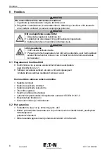 Preview for 170 page of Eaton P1-32/IGF1/SVD-SW/HI11/ATEX22 Operating Instructions Manual