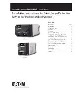 Предварительный просмотр 1 страницы Eaton PH Series Installation Instructions Manual