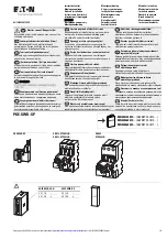 Preview for 1 page of Eaton PKE-SWD-SP Instruction Leaflet