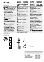 Eaton PKZM4-40 Instruction Leaflet preview