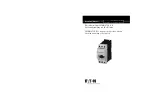 Предварительный просмотр 1 страницы Eaton PKZM4/XTPR DC1 Series Manual