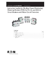 Preview for 1 page of Eaton PM3 Instruction Leaflet