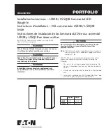 Предварительный просмотр 1 страницы Eaton PORTFOLIO LSR2B Installation Instructions Manual