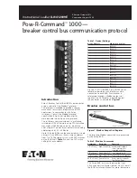 Eaton Pow-R-Command 1000 BCB Instructional Leaflet preview