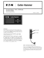 Preview for 1 page of Eaton POW-R-COMMAND 1000 Quick Start Manual