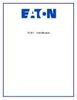 Предварительный просмотр 7 страницы Eaton Pow-R-Line SPX0361126 Maintenance Manual