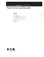 Предварительный просмотр 13 страницы Eaton Pow-R-Line SPX0361126 Maintenance Manual