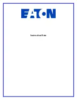 Preview for 517 page of Eaton Pow-R-Line SPX0361126 Maintenance Manual