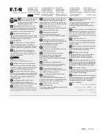 Preview for 1 page of Eaton Power Defense PD2 IP2X Instruction Leaflet