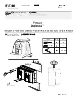 Предварительный просмотр 1 страницы Eaton Power Defense PD5 Instruction Leaflet