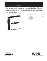 Preview for 1 page of Eaton Power Defense Installation Instructions Manual