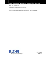 Eaton Power Xpert 9395P-1100/1100 Installation And Operation Manual preview