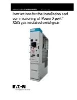 Eaton Power Xpert XGIS Instruction Booklet предпросмотр