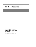 Eaton Powerware 5125 Two-in-One EBM User Manual предпросмотр