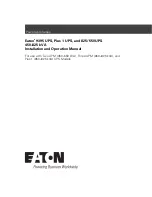 Preview for 3 page of Eaton Powerware 9395 Installation And Operation Manual