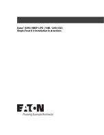Eaton Powerware 9395 Installation Instructions And Operators Manual preview