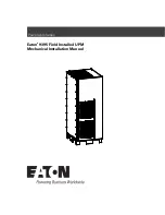Preview for 1 page of Eaton Powerware Series Mechanical Installation Manual