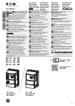 Предварительный просмотр 1 страницы Eaton PowerXL DC1-127D0FB-A66OE1 Instruction Leaflet