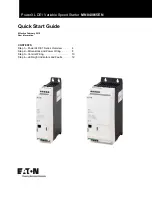 Предварительный просмотр 1 страницы Eaton PowerXL DE1 series Quick Start Manual