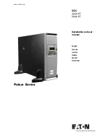 Eaton Pulsar Series Installation And User Manual preview