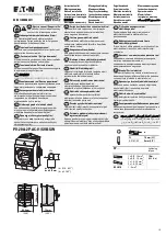 Eaton PV-20A-2P-AC-I1/SVB-SW Instruction Leaflet предпросмотр