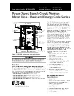 Предварительный просмотр 1 страницы Eaton PXBCM-MB Instruction Leaflet