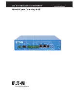 Preview for 1 page of Eaton PXG600E User & Installation Manual