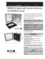 Eaton PXM350-ENC Instruction Leaflet preview