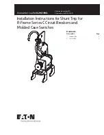 Eaton R-Frame Series Installation Instructions Manual предпросмотр