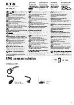 Preview for 1 page of Eaton RMQ compact solution Instruction Leaflet