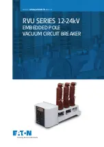 Eaton RVU Series Operating Instructions Manual предпросмотр