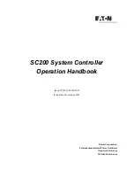 Eaton SC200 Operation Handbook preview