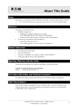 Preview for 3 page of Eaton SC200 Operation Handbook