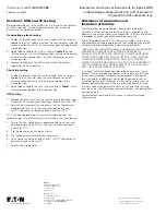 Предварительный просмотр 12 страницы Eaton Series NRX Installation And Removal Instructions