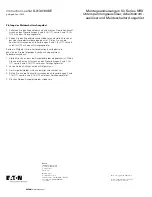 Предварительный просмотр 24 страницы Eaton Series NRX Installation And Removal Instructions