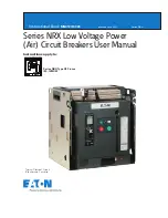 Preview for 1 page of Eaton Series NRX User Manual
