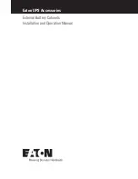 Eaton Single EBC Installation And Operation Manual предпросмотр