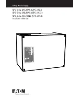 Предварительный просмотр 1 страницы Eaton SPS-24V-1A5/BNS Installation Manual