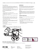 Предварительный просмотр 3 страницы Eaton Sure-Lites SELM25R16SD Installation Instructions