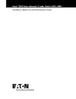 Preview for 1 page of Eaton T2235 Series Installation, Operation And Maintenance Manual