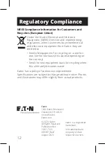 Предварительный просмотр 12 страницы Eaton TRIPP LITE U209-005-DB25 Owner'S Manual