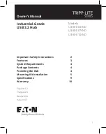 Preview for 1 page of Eaton TRIPP LITE U360-004-IND Owner'S Manual