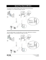 Eaton Two Post Rack Assembly Instructions предпросмотр