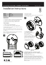 Eaton ULCAS380 Installation Instructions предпросмотр