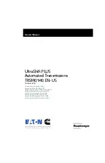 Eaton UltraShift PLUS Service Manual preview