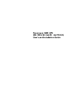 Preview for 1 page of Eaton UPS 225275 kVA Powerware 9395 User'S Installation Manual